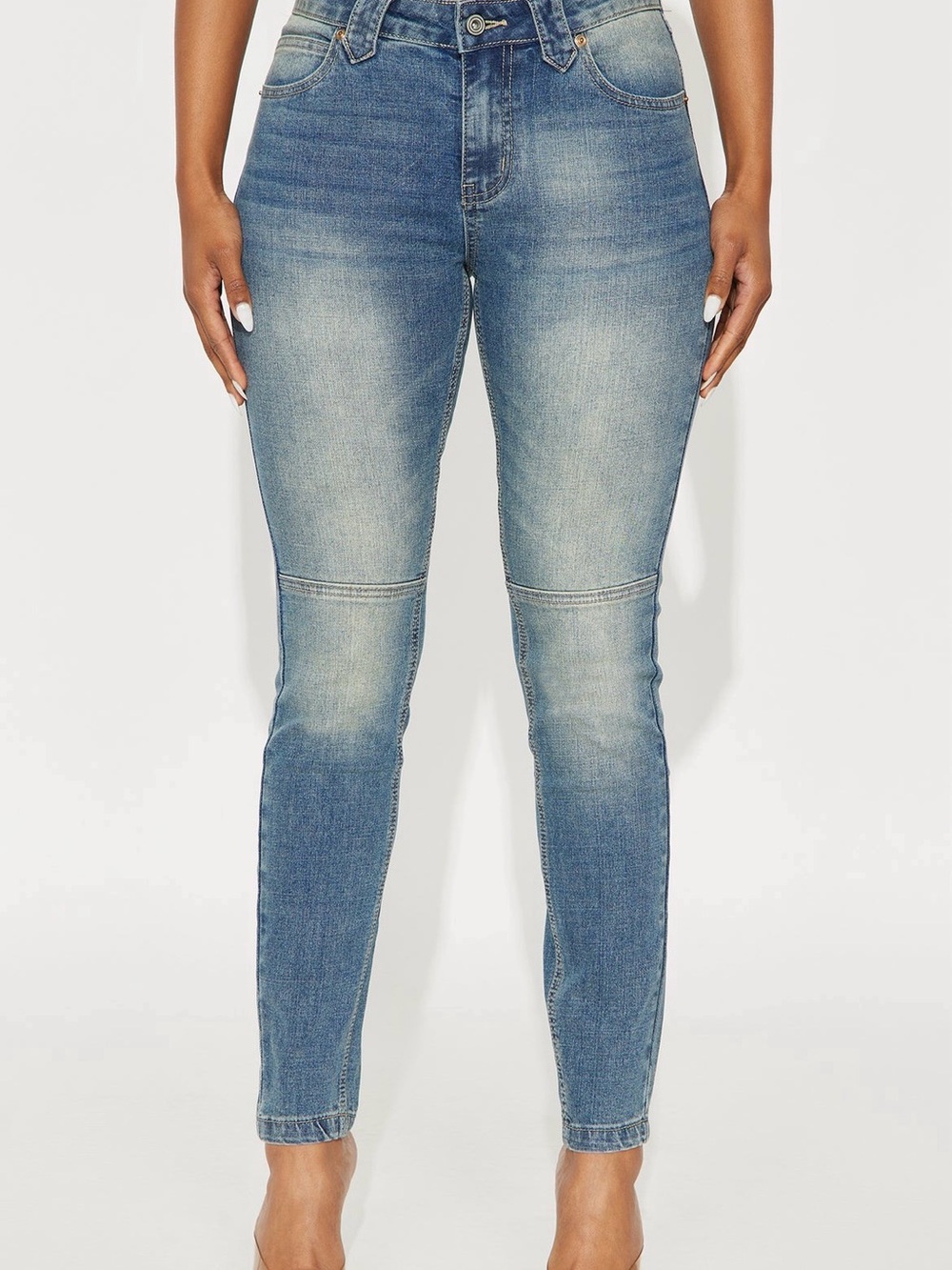 Fashion Nova Women's Light Blue Skinny Jeans